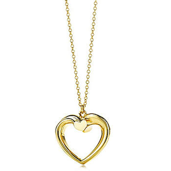 Colgante de oro en forma de corazón. Foto: Tiffany