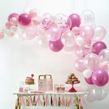 Arc De Ballons Rose 70 Pièces - Achetez sur The Wedding Shop !