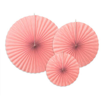 Rosetas decorativas rosa blush 3 unidades- Compra en The Wedding Shop