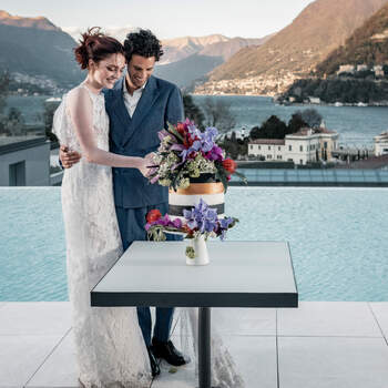 Shooting: Davide Bonaiti | Location: Hotel Hilton sul lago di Como | Allestimento: White Emotion