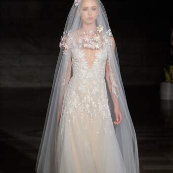 Reem Acra. Credits: Barcelona Bridal Fashion Week