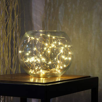 Bola de cristal con luces led en el interior. Credits: Aliexpress