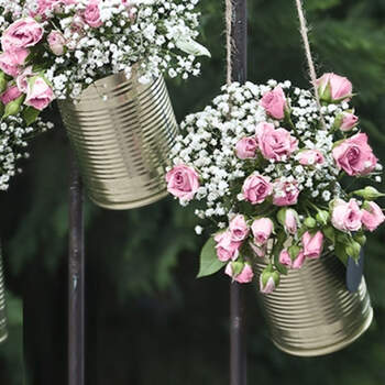 Latas Decorativas Para Flores y Dulces- Compra en The Wedding Shop