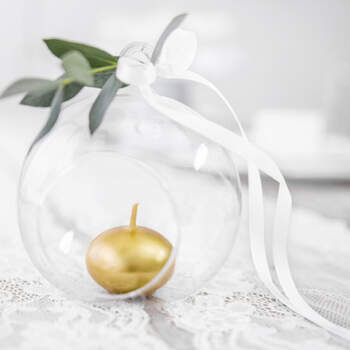 Velas flotantes doradas 50 unidades- Compra en The Wedding Shop