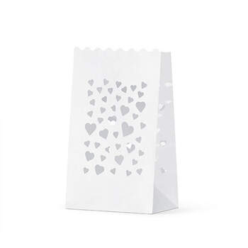 Bolsas candelabros corazones 10 unidades- Compra en The Wedding Shop