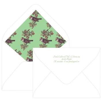 Si tu boda es en invierno, apuesta por este sobre para tu papelería de boda. Foto: <a href="http://www.sendmoments.es/?c=zan" target="_blank">sendmoments</a>