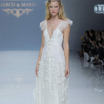 Marco &amp; Maria. Credits: Barcelona Bridal Fashion Week.
