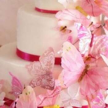 Seguro que los invitados a esta boda se quedaron asombrados con la belleza de esta tarta. Foto: My wedding cakes