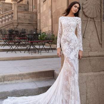 150 vestidos de novia con encaje: cómo y dónde queda mejor