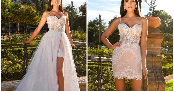 7 modelos de vestido de noiva 2 em 1 para você se apaixonar!