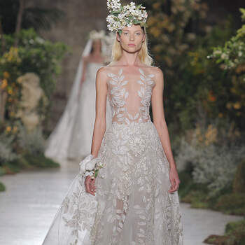 Reem Acra. Credits: Barcelona Bridal Fashion Week