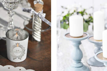 Ideas para decorar tu boda con velas • Beautiful Blue Brides