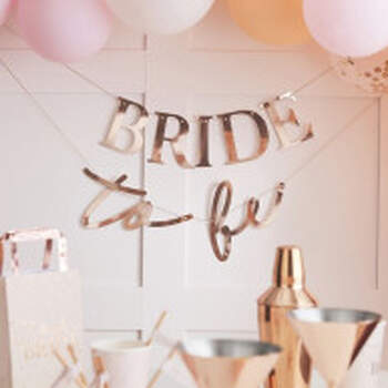 Banderole Bride To Be Romantique - The Wedding Shop !