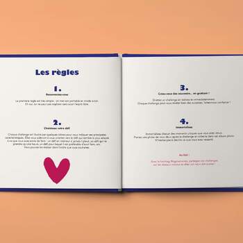 Un livre à gratter avec des idées de défis et rendez-vous à faire à deux - Photo : bigmemories.fr