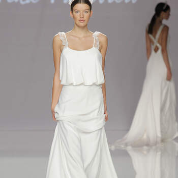 Cristina Tamborero. Credits- Barcelona Bridal Fashion Week