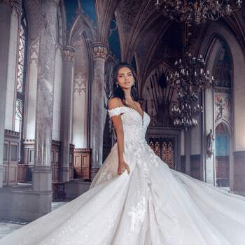 Belle by Allure Bridals | Style: DP252 (só disponível nas lojas Kleinfeld) | Créditos: Disney