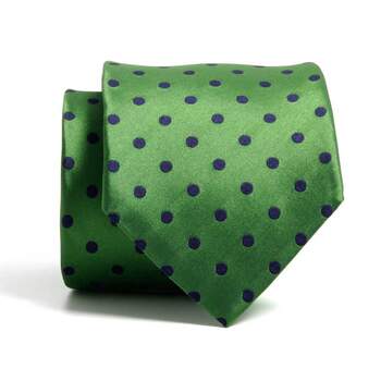 Combinación de verde y azul en esta corbata. Foto: SOLOiO.