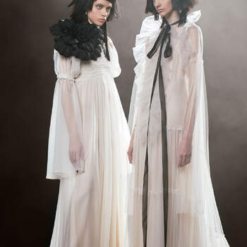 Agatha + Claire. Credits: Vera Wang