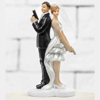 Figura Tarta Nupcial Agentes Secretos- Compra en The Wedding Shop