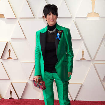 Oscar® nominee Diane Warren arrives on the red carpet of the 94th Oscars® at the Dolby Theatre at the Ovation Hollywood in Los Angeles, CA, on Sunday, March 27, 2022.