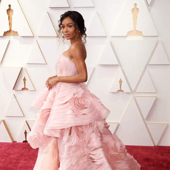Zuri Hall arrives on the red carpet of the 94th Oscars® at the Dolby Theatre at Ovation Hollywood in Los Angeles, CA, on Sunday, March 27, 2022.