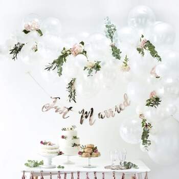 Arc De Ballons Blanc 70 Pièces - Achetez sur The Wedding Shop !