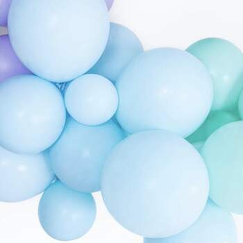 Ballons Bleu Clair Pastel Différentes Mesures - The Wedding Shop !