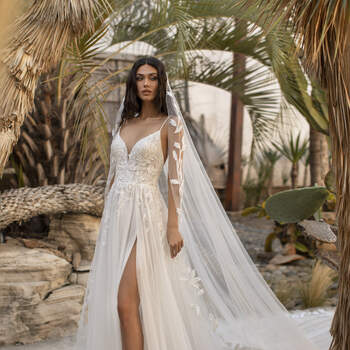 Vestido de noiva modelo Anderson da coleção Pronovias 2021 Cruise Collection
