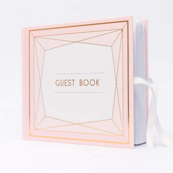 Libro de Firmas con dibujos geometricos- Compra en The Wedding Shop