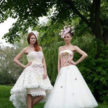 A White Gallery decorreu em Londres de 20 a 22 de Maio de 2012, apresentando as últimas novidades e tendências em moda para noivas. E também algumas excentricidades, como estes vestidos de noiva e acessórios em... açúcar!