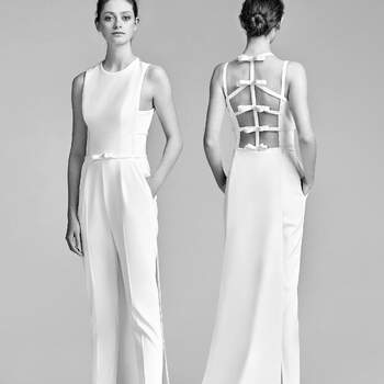 Bow Back Jumpsuit. Credits- Viktor and Rolf.