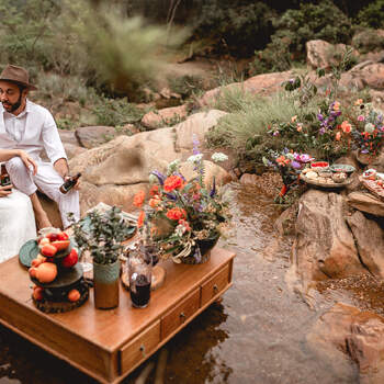 Elopement na Cachoeira  de Aline e Bruno