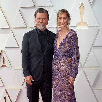 Josh Brolin and Kathryon Boyd Brolin arrive on the red carpet of the 94th Oscars® at the Dolby Theatre at Ovation Hollywood in Los Angeles, CA, on Sunday, March 27, 2022.