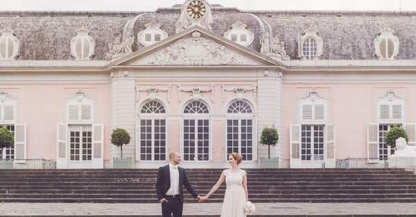Standesamtliche Hochzeit Im Schloss Benrath Fotografie Frank Beer