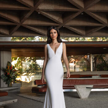 Vestido de noiva modelo Durbin da coleção Pronovias 2021 Cruise Collection