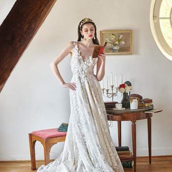 Photo : Michael Guichard  - Créatrice de robe de mariée : LK Paris Couture 