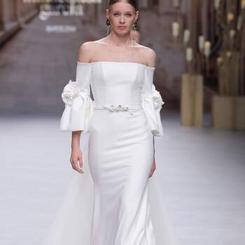 Inmaculada Garcia. Credits: Valmont Barcelona Bridal Fashion Week