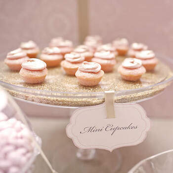 Mini-cupcakes de estilo 'vintage'. Foto: Amy Atlas
