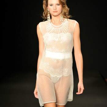 Ensemble de lingerie La Perla 2012 et sa sur-chemise transparente. Languid Night