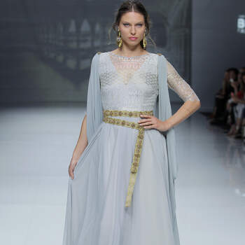 Matilde Cano. Credits: Barcelona Bridal Fashion Week