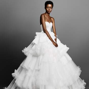 TULLE PATCHWORK GOWN, Viktor and Rolf