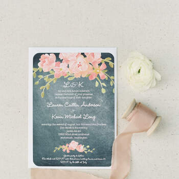 invitaciones florales - O'Malley Photographers