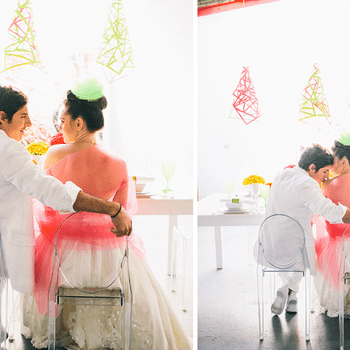 Los detalles más sutiles pueden convertirse en tus aliados para dar una nota de color a tu boda. Foto: Cathrin D'Entremont