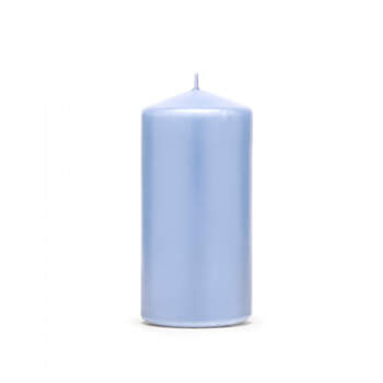 Vela Decorativa Gris Azul  Mediana 6 unidades- Compra en The Wedding Shop