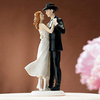 Figura Tarta Nupcial Abrazo Country- Compra en The Wedding Shop