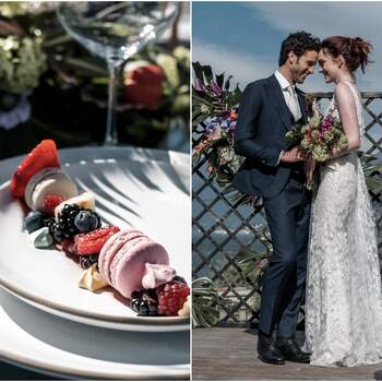 Bonjour wedding photo