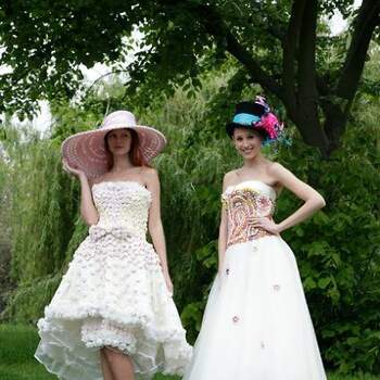A White Gallery decorreu em Londres de 20 a 22 de Maio de 2012, apresentando as últimas novidades e tendências em moda para noivas. E também algumas excentricidades, como estes vestidos de noiva e acessórios em... açúcar!