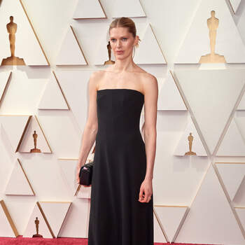 Iselin Steiro arrives on the red carpet of the 94th Oscars® at the Dolby Theatre at Ovation Hollywood in Los Angeles, CA, on Sunday, March 27, 2022.