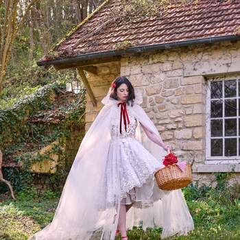 Photo : Michael Guichard  - Créatrice de robe de mariée : LK Paris Couture 
