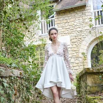 Photo : Michael Guichard - Créatrice de robe de mariée : LK Paris Couture  